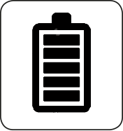 a vector icon of a battery