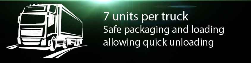 disclaimer tells 7 is the number of x-defence transportable per truck 