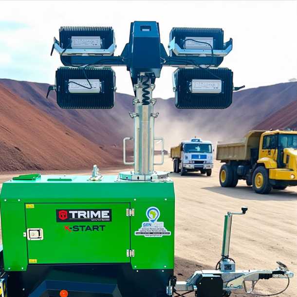 a Trime X-MINE 1600 customized for branding working in a wide mining area