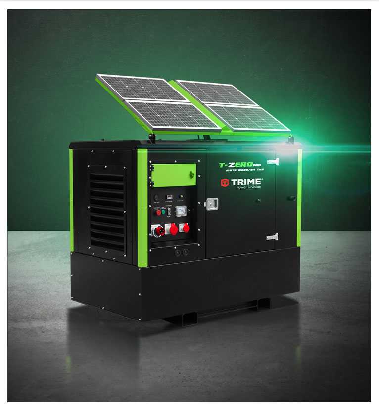 a solar hybrid power generator 32 KvA combined power