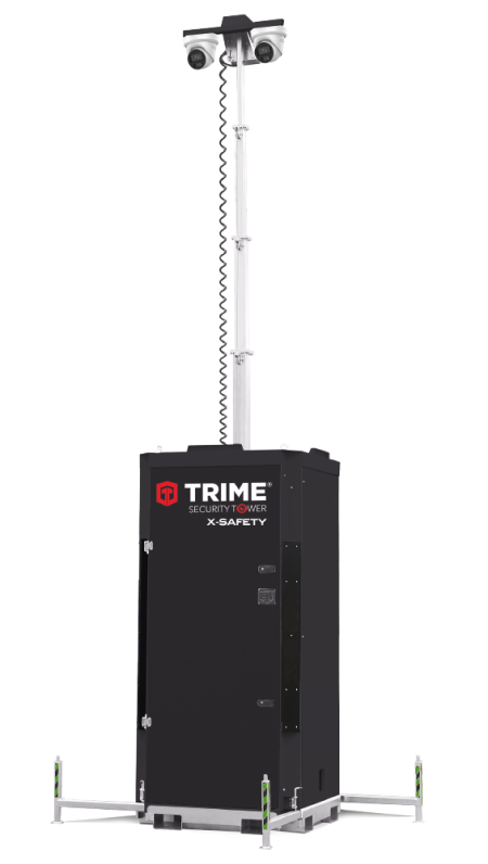 Una torre di sicurezza statica Trime per la sorveglianza di ampie aree