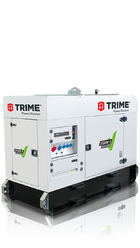 a Trime S-Event power generator a super super silent power generator with soundproof canopy designed for events