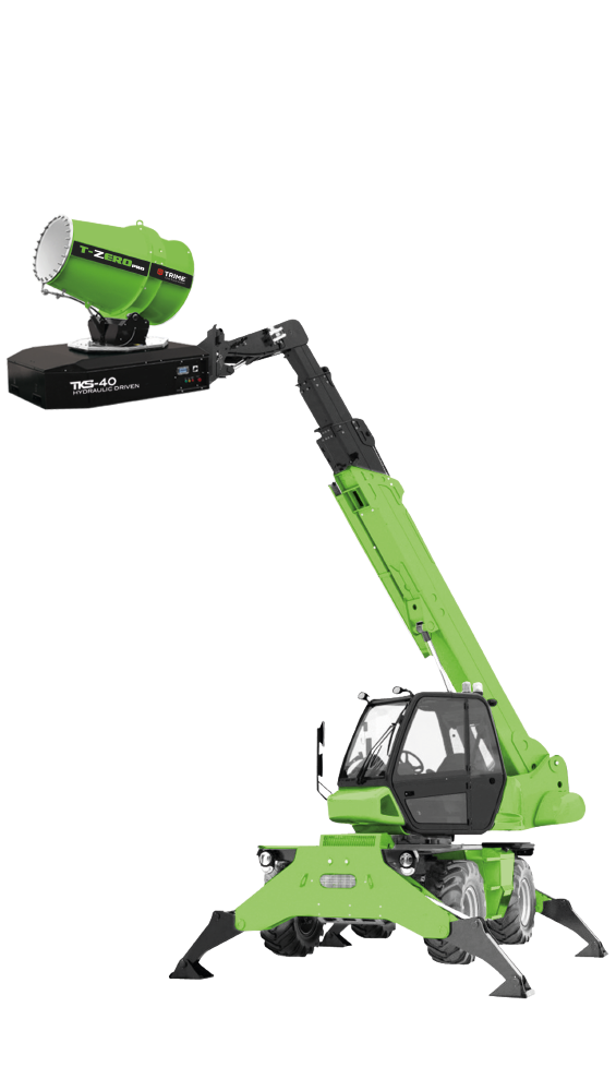 a Trime TKS 40 Hydraulic Driven a special dust suppression system suitable for telehandlers