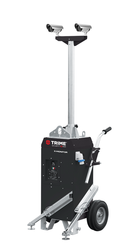 Le Trime X-Monitor est un système de surveillance portable et facile à manipuler, idéal pour la surveillance de petits espaces, de chantiers routiers ou de petits parkings.