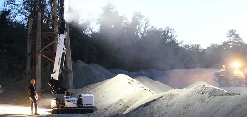 a special lighting tower for mining sector