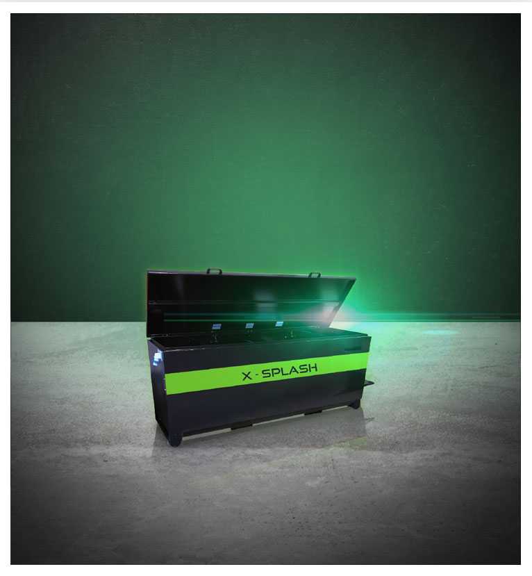 the filtering system mod. X-tech-10 to be used with the washbay