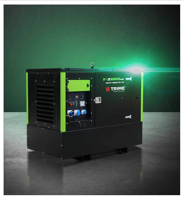 A Trime Full Hybrid generator 12 kVA combined power