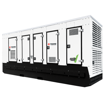 A Trime stage V generator, a ultra silent power generator full diesel engine powered for heavy-durty applications