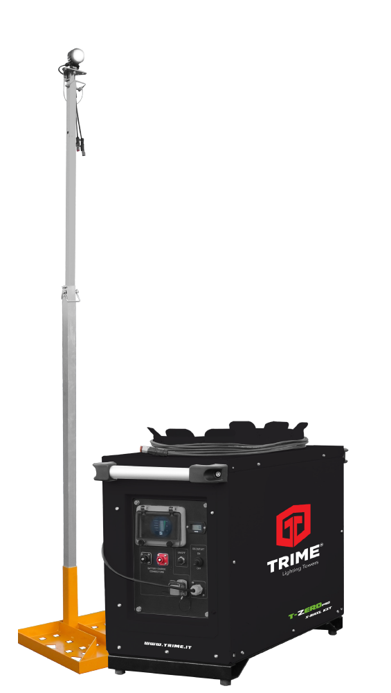 A Trime X-RAIL KIT a full battery illumination kit designed for rail maintenance