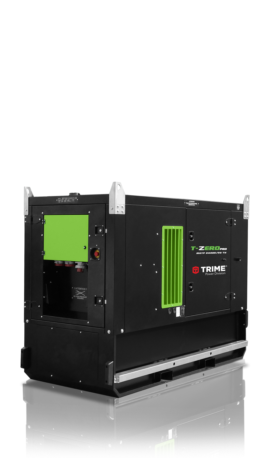 a trime full hybrid power generator with high capacity lithium batteries and efficient diesel engine