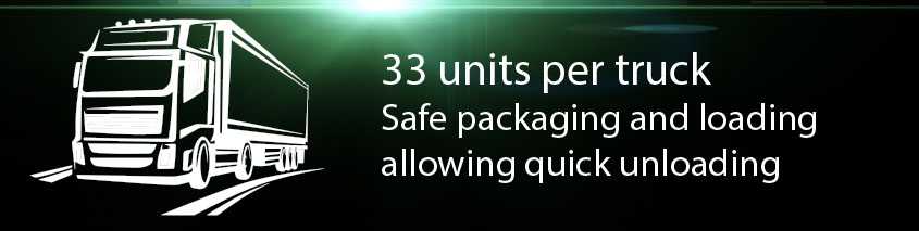 disclaimer tells 33 is the number of x-chain transportable per truck 