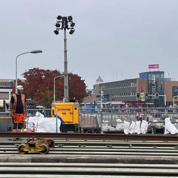 a Trime X-Box working in Rail maintenance