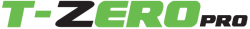 the logo of T-ZERO pro a line of green machine designed to drastically reduce fuel consumption, noise and CO₂ emissions on construction sites.
