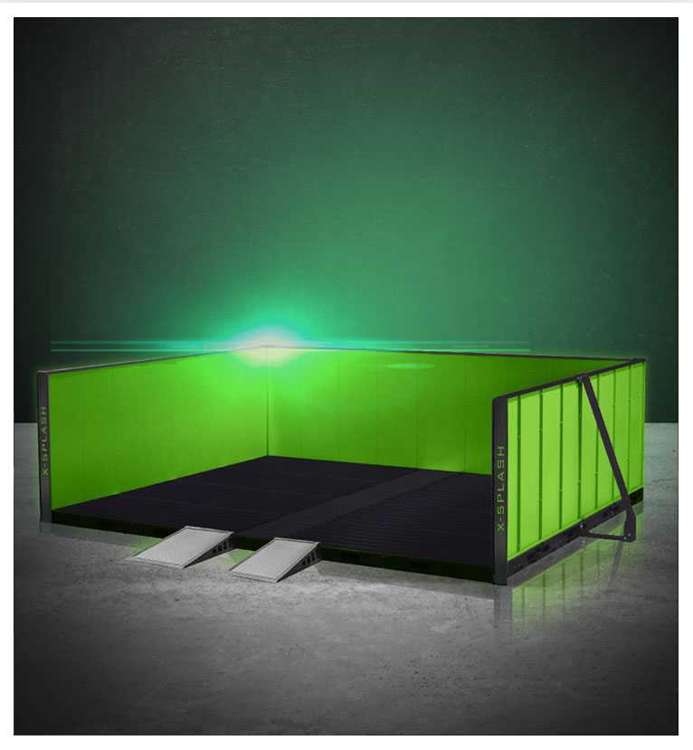 a trime wash bay, a cleaning system that uses 100% recycling water for machines and tools in construction site