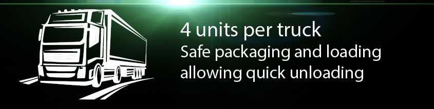 disclaimer tells 4 is the number of x-solar hybrid transportable per truck 