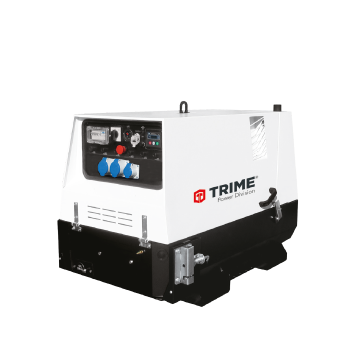 A Trime portable silenced power generator a small versatile engine powered generator with soundproof canopy