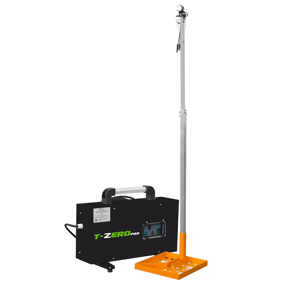 a Trime X-Rail Kit a special full battery illumination kit versatile and easy to put in operation designed for Rail and road maintenance