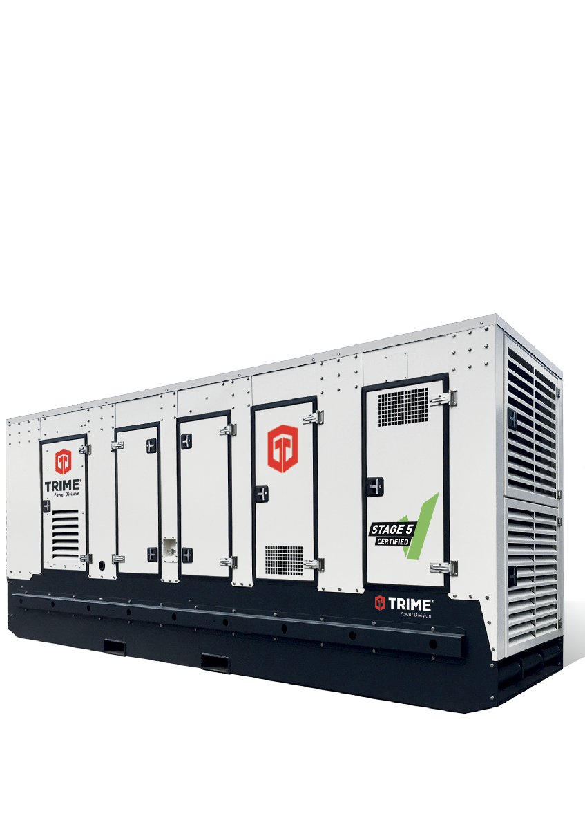 a trime stage V ultra silent diesel power generator that provides high performance with low noise pollution