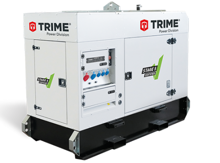 a Trime S-Event power generator a super super silent power generator with soundproof canopy designed for events