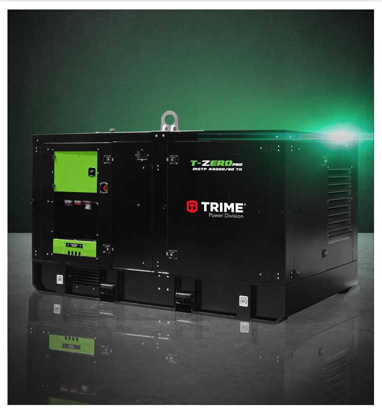 a full hybrid high efficient power generator 39 kVA combined power
