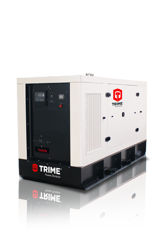A Trime industrial Stage V full diesel generator ideal for heavy-duty applications